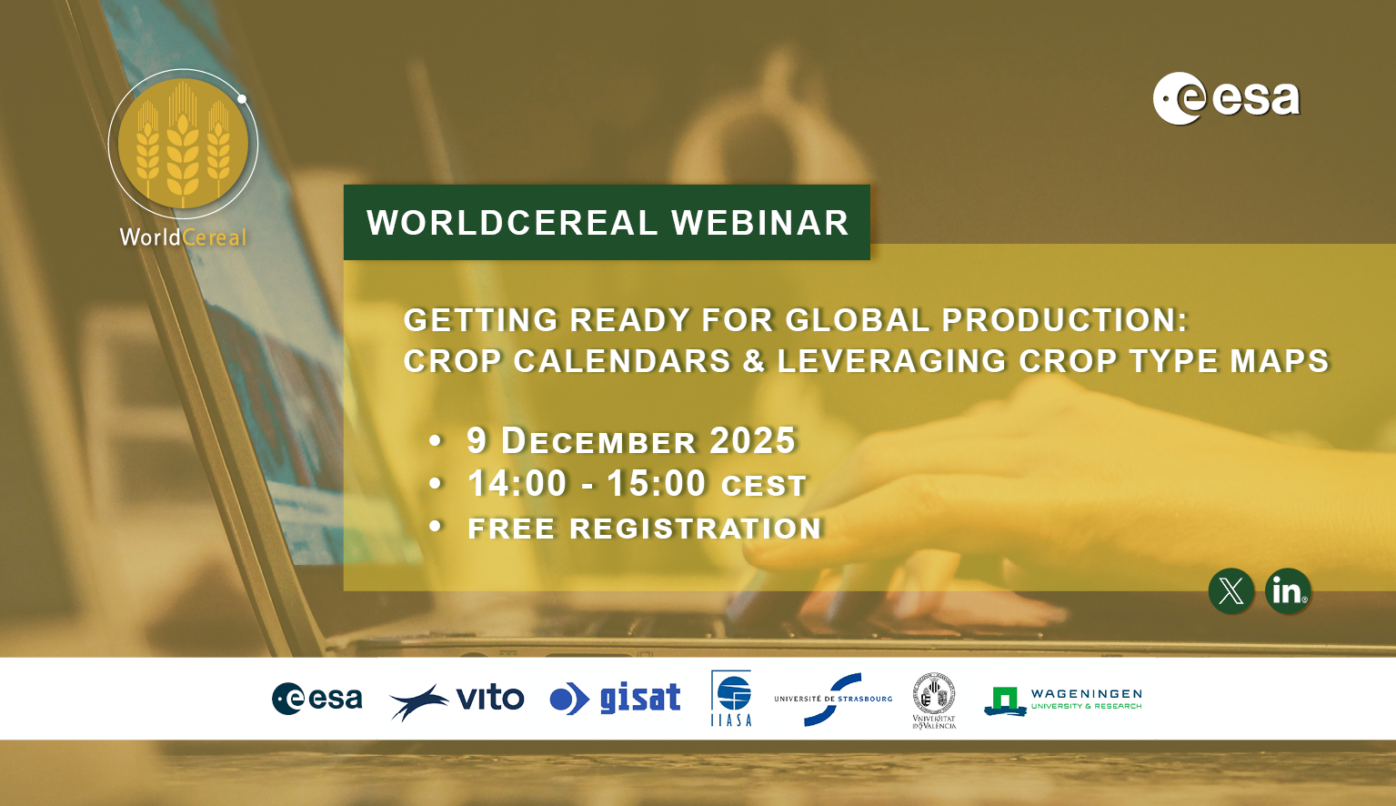 WorldCereal Webinar 4 Website Banner