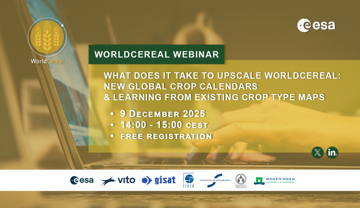 Rewatch Webinar: What Does it Take to Upscale WorldCereal? | WorldCereal